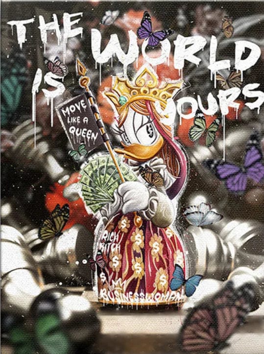 Canvanation Poster Picsou Donald Diamand Street Art