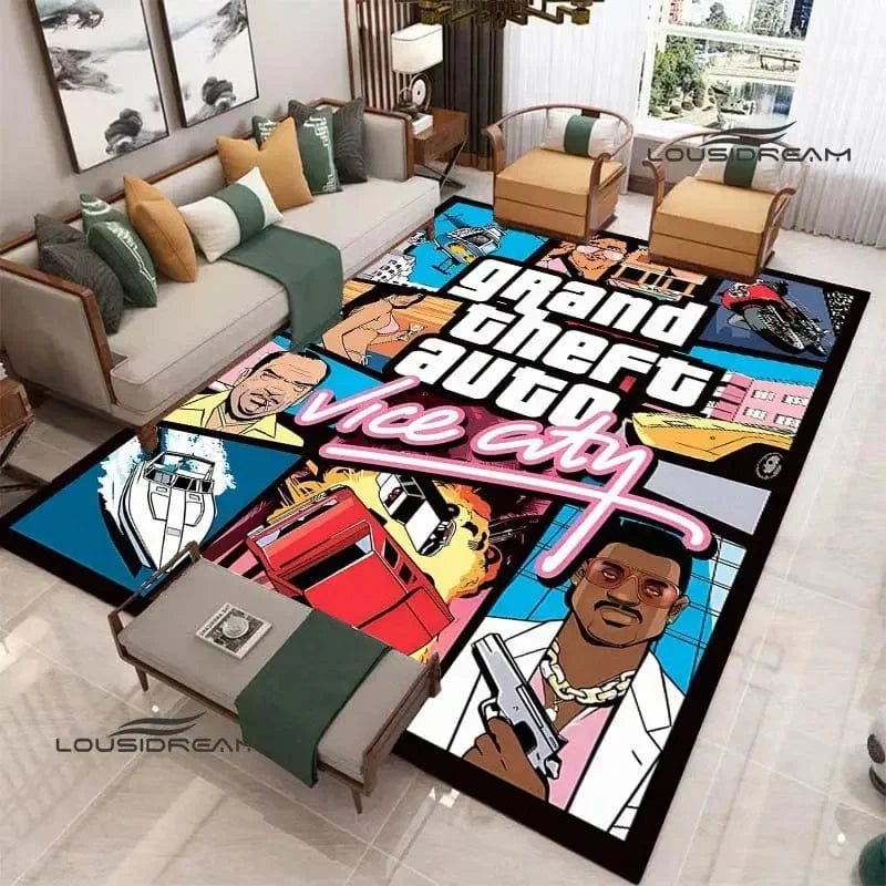 Canvanation 10 / 80x120cm Tapis de Chambre GTA