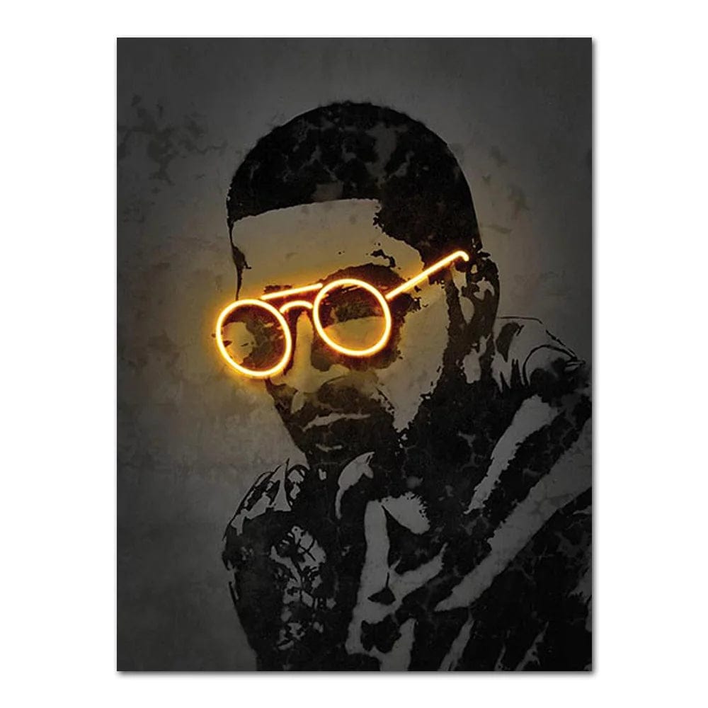 Canvanation Style7 / 55X80cm Affiche Neon Rap Pop Art