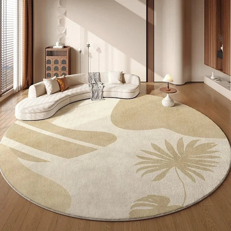 Canvanation WR1984-YD / Diameter  280cm Tapis rectangulaire géométrique – Style minimaliste