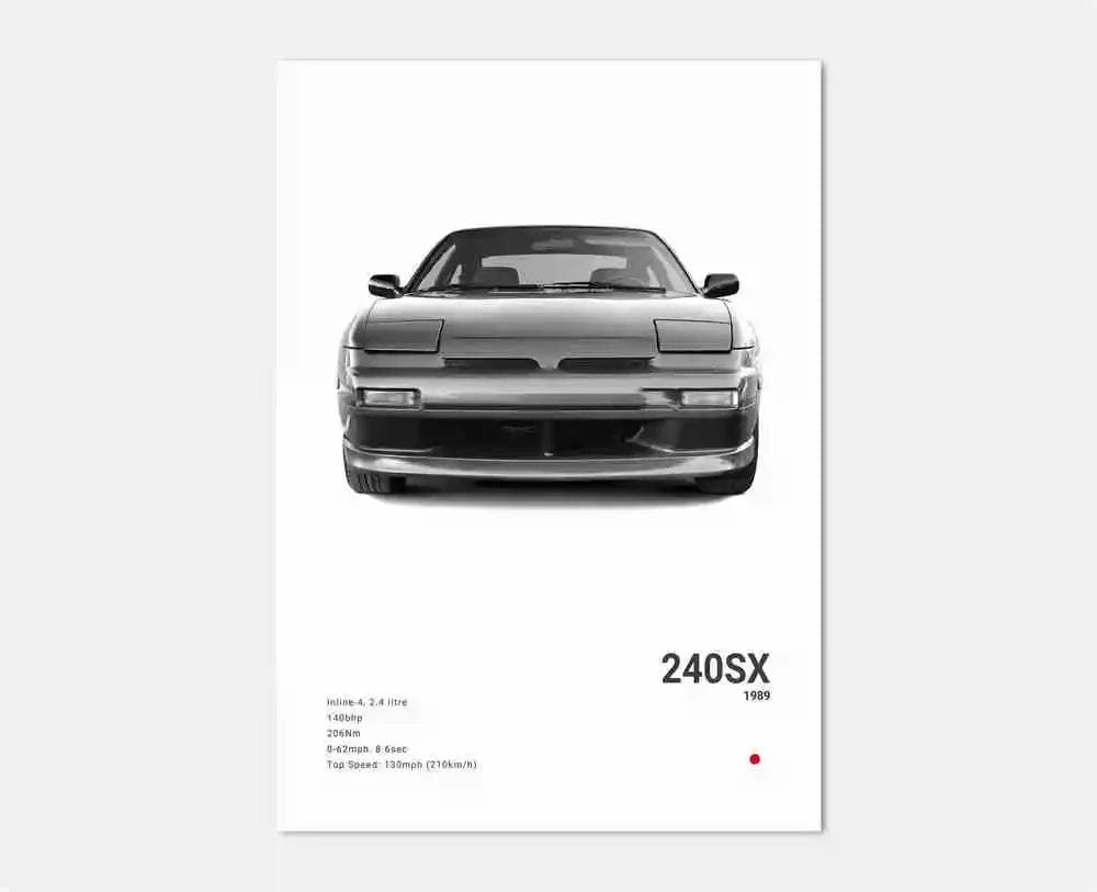 Canvanation 22 / 40x60cm Affiche Voiture Pop Noir Et Blanc Japon