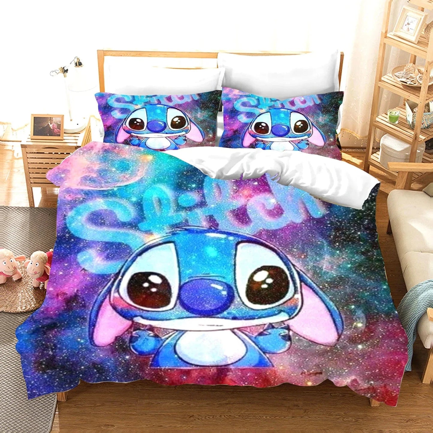 Canvanation 7 / 140x210cm Housse De Couette - Stitch Rose Set 3-Pieces