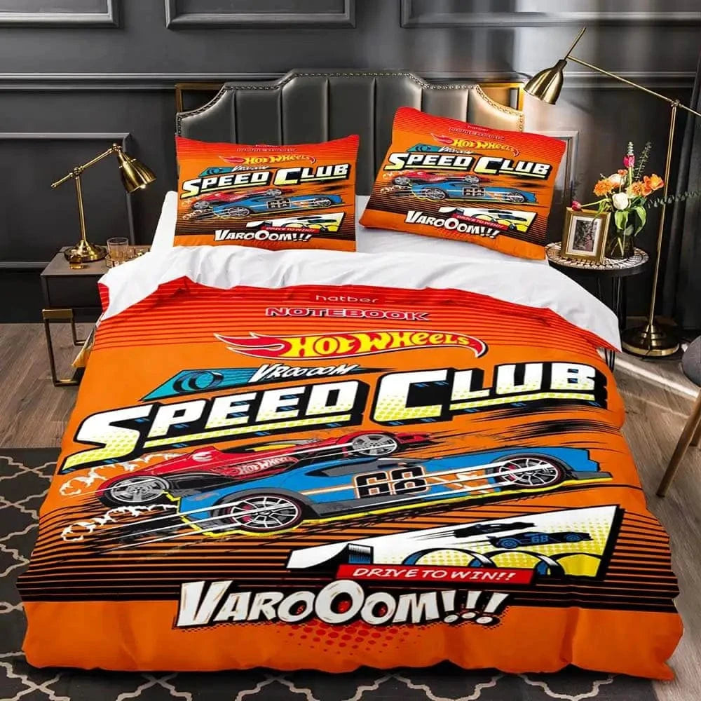 Canvanation 5 / UK Super King Housse De Couette - Hot Wheel 3D