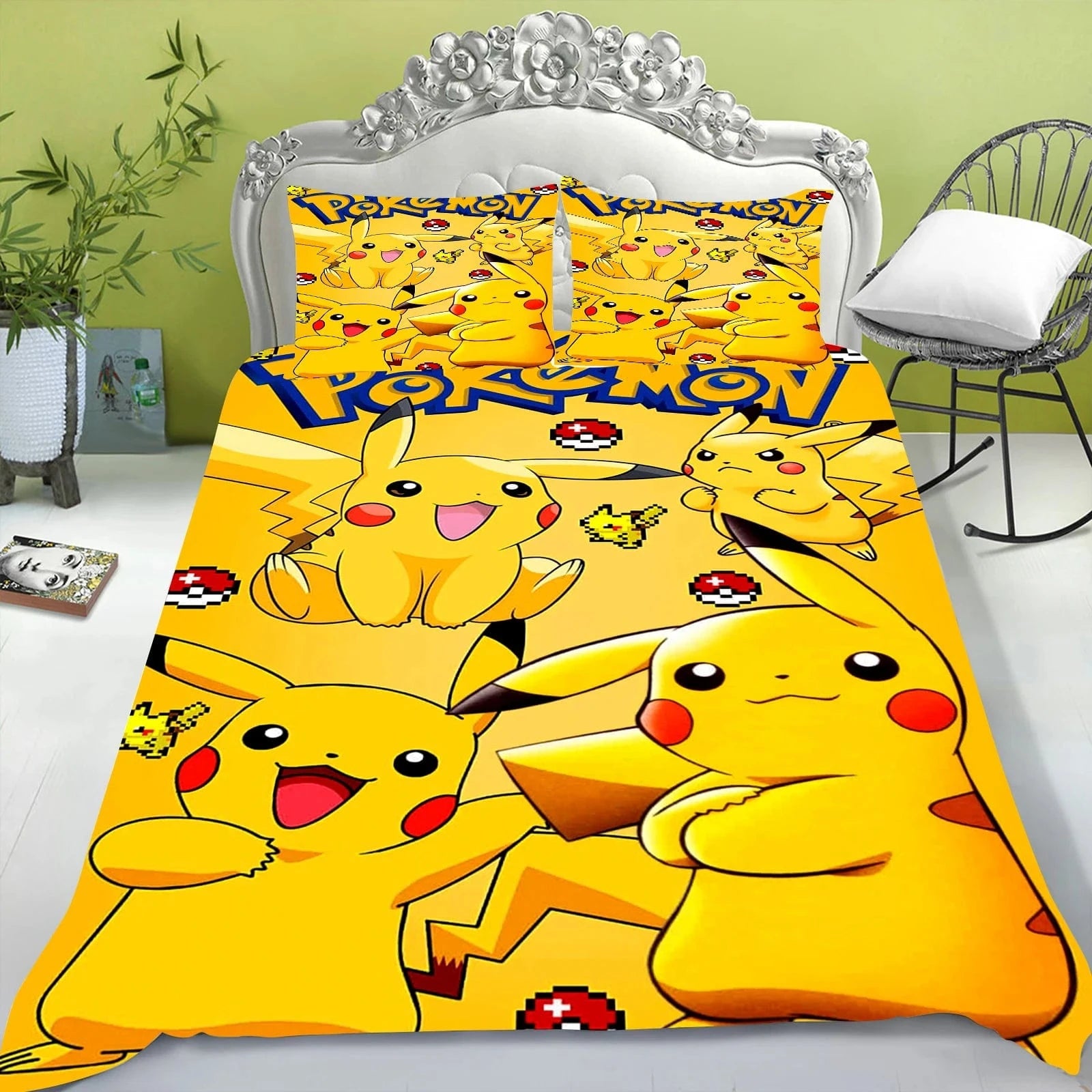 Canvanation Housse De Couette - Pikachu 3 Sets