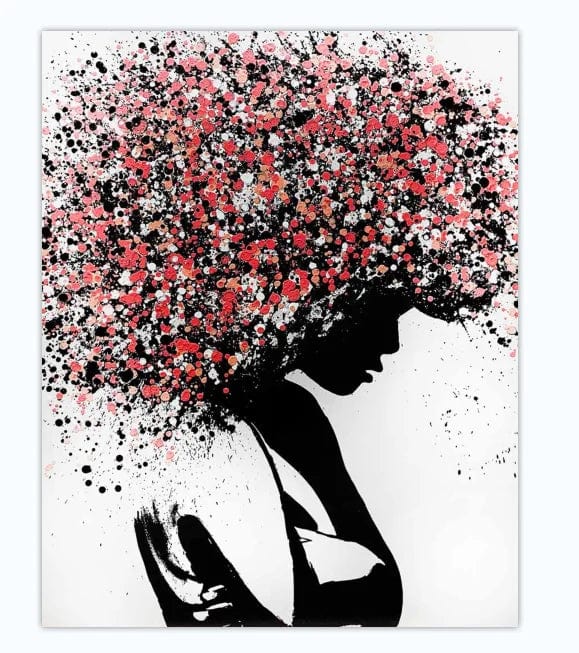 Canvanation 100x150cm / PF23036 Affiche Femme Graffiti Pop Art