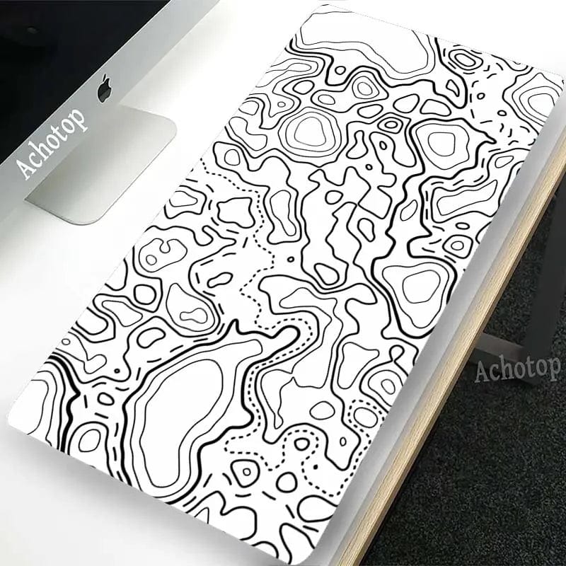Canvanation Tapis De Souris - Noir Et Blanc