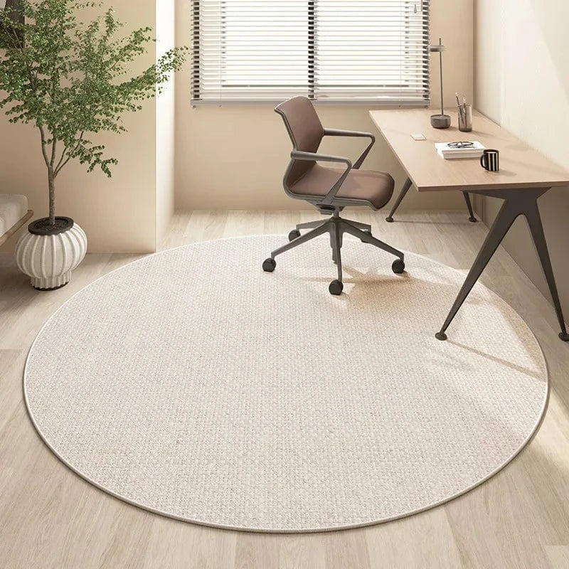 Canvanation QR-017 / 160X160CM(5.3X5.3FT Tapis De Sol Rond Pour Chambre, Bureau Ou Salle De Jeux – Antidérapant & Confortable