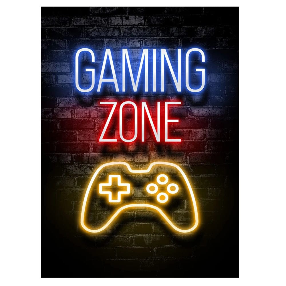 Canvanation AC359-1 / 30X40cm Affiche Chambre Gaming Neon