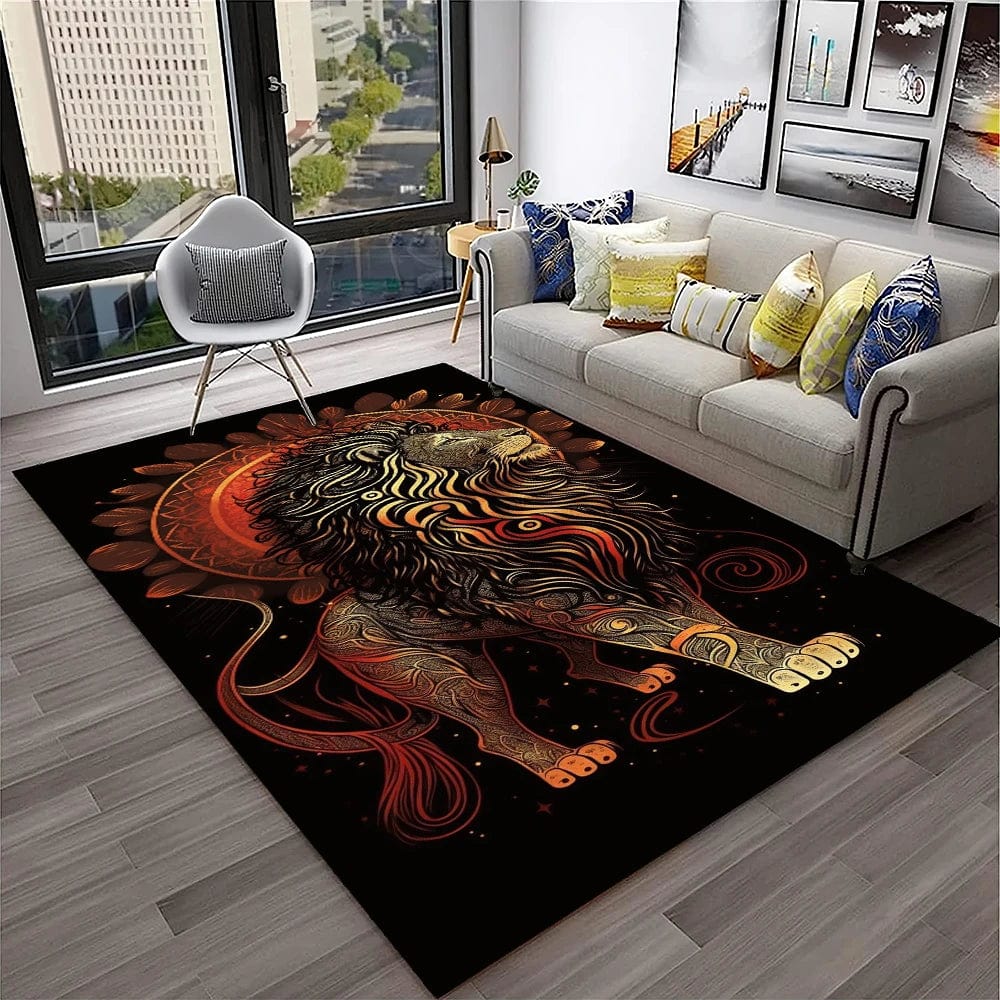Canvanation 19 / 100x150cm Tapis De Chambre - 3D Dream Lion Animal