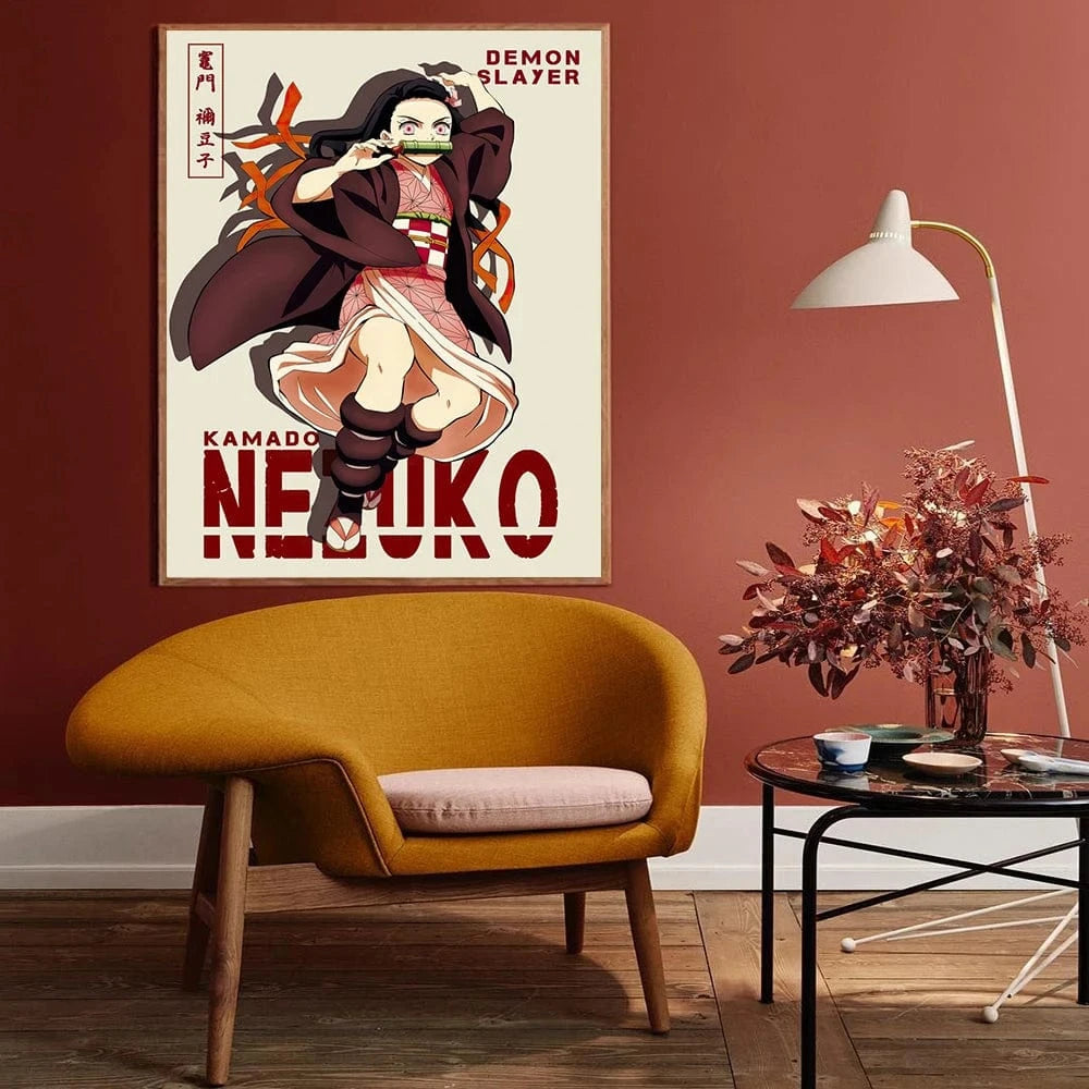 Canvanation Affiche Anime Demon Slayer Japonais