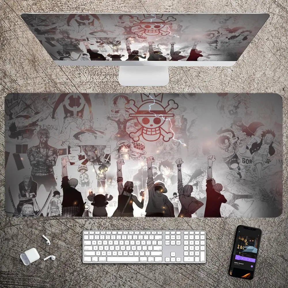 Canvanation z5 / 900x400x5mm Tapis De Souris - Anime Japonais One Piece Luffy Zoro