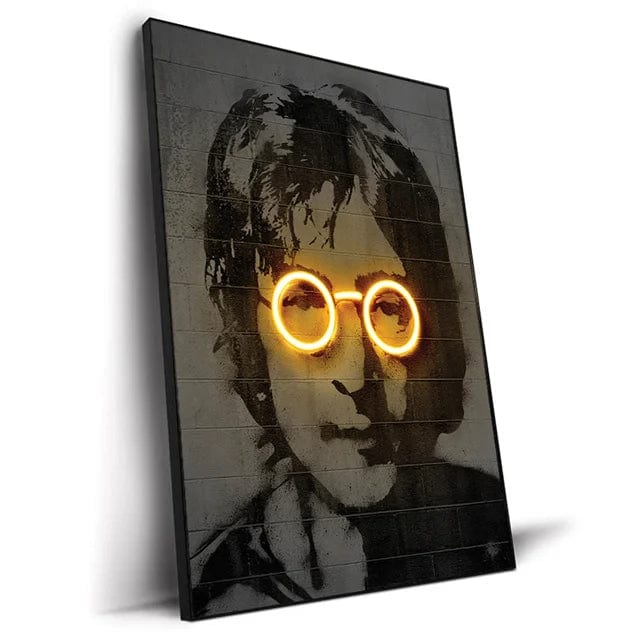 Canvanation M / 20x30cm Affiche Abstrait Neon Rap Star