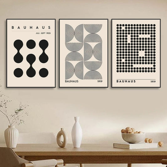 Canvanation Affiche Abstrait Bauhaus
