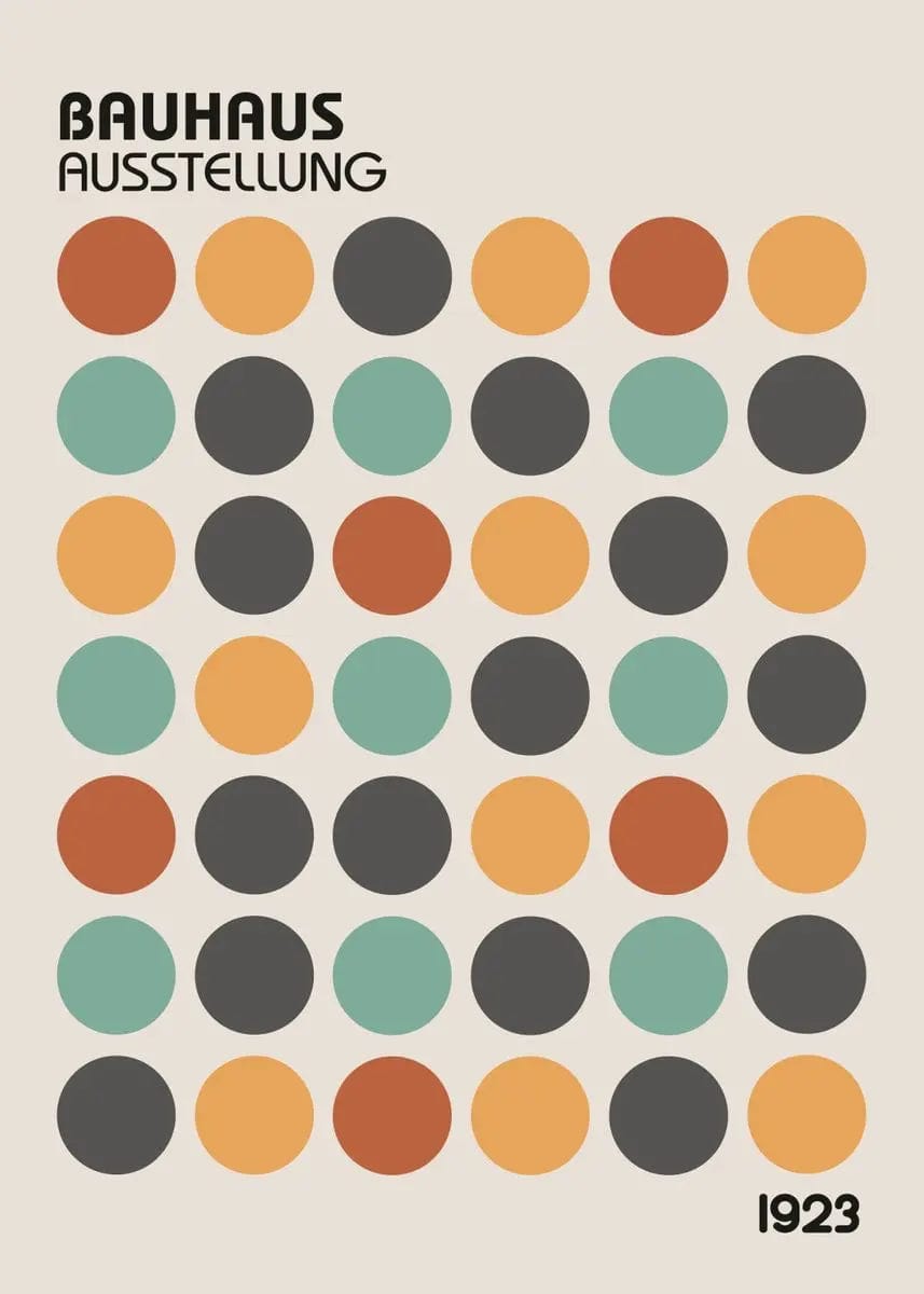 Canvanation Affiche Peinture Moderne Bauhaus
