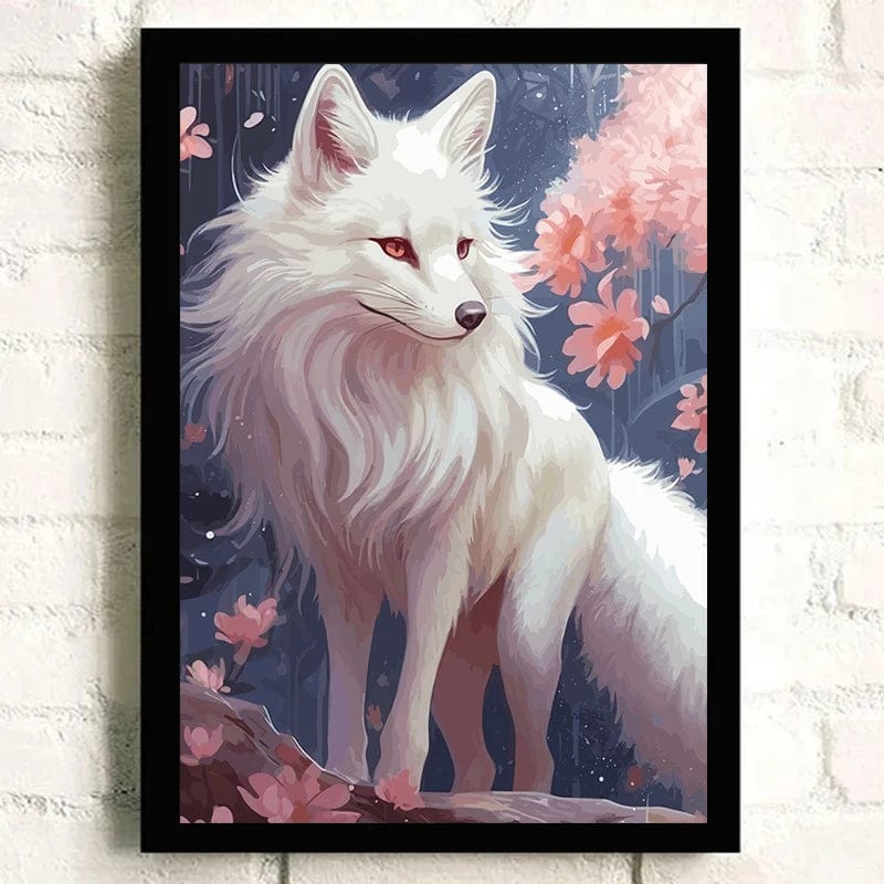 Canvanation Poster Japonais  Fox Kitsune
