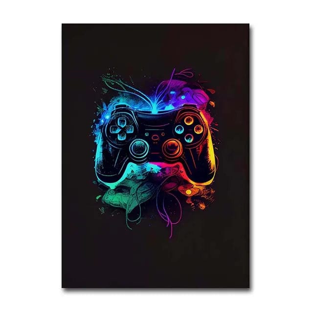 Canvanation 40x60cm / C Affiche Coloré Salle De Jeux