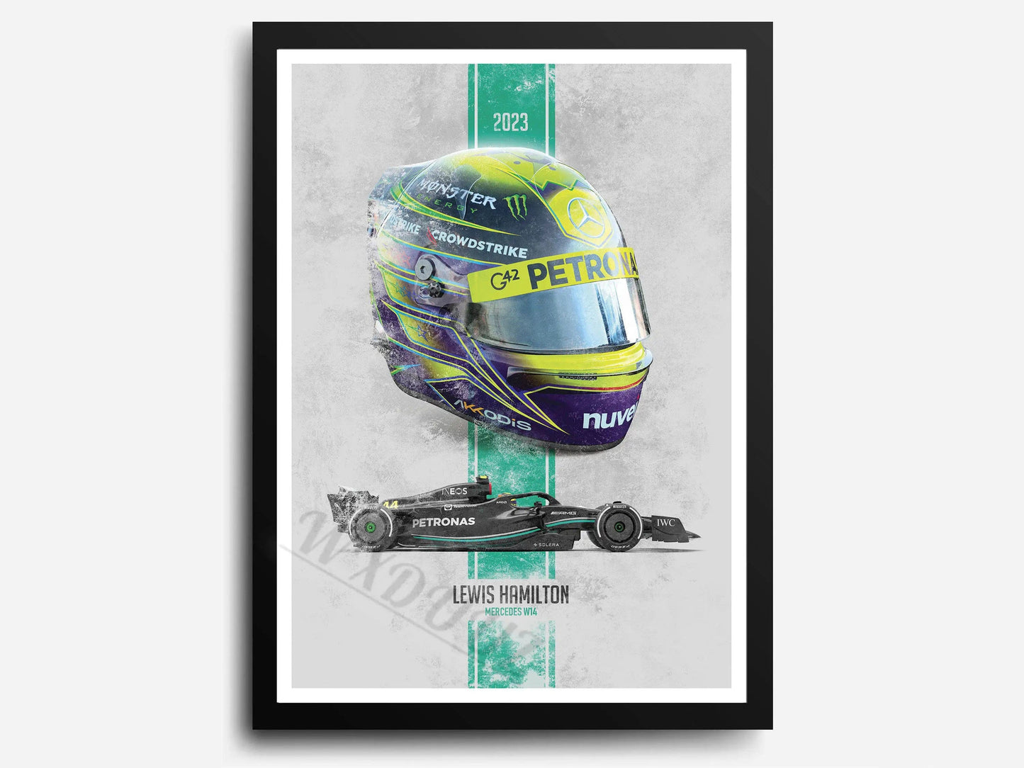 Canvanation 14 / 40x50cm Affiche 2023 Saison Retro Formule 1 80S