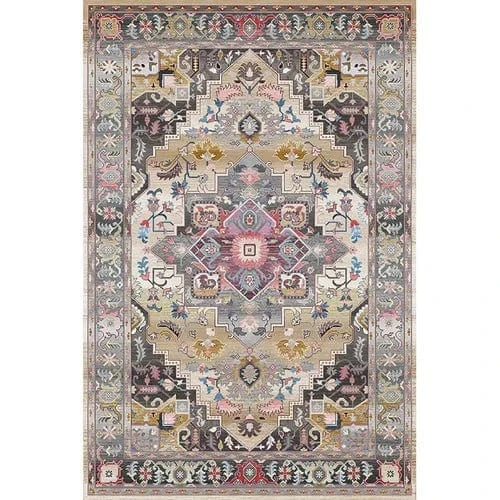 Canvanation Lint-free16 / 80x160cm 31.5x63in Tapis Berbère rectangulaire rétro moderne – Impression 3D, antidérapant & absorbant