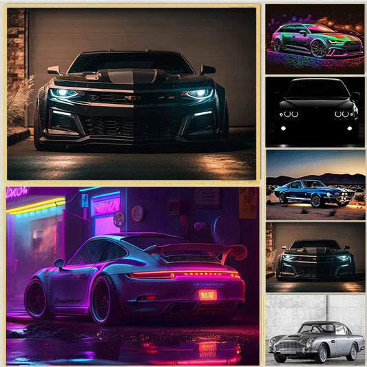 Canvanation Affiche Voiture Luxe