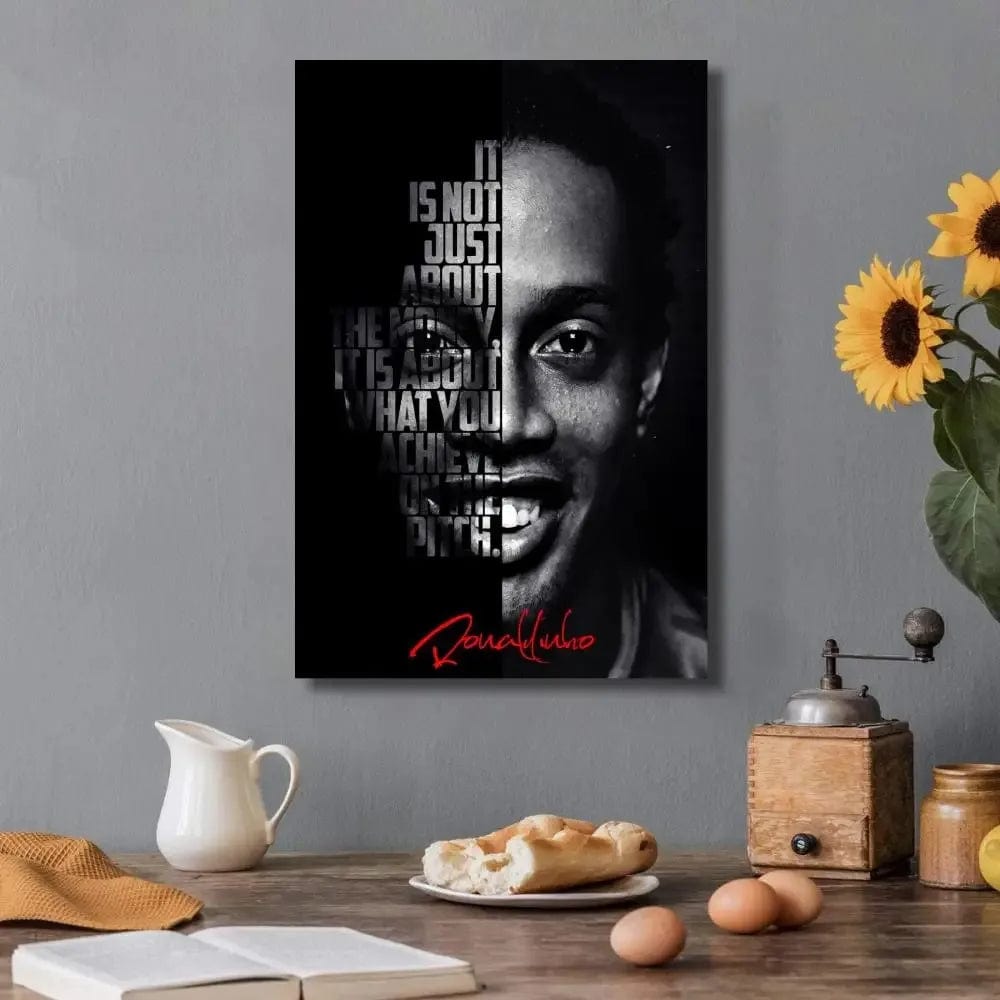 Canvanation 16 / 40x60CM Affiche Football - Ronaldinho