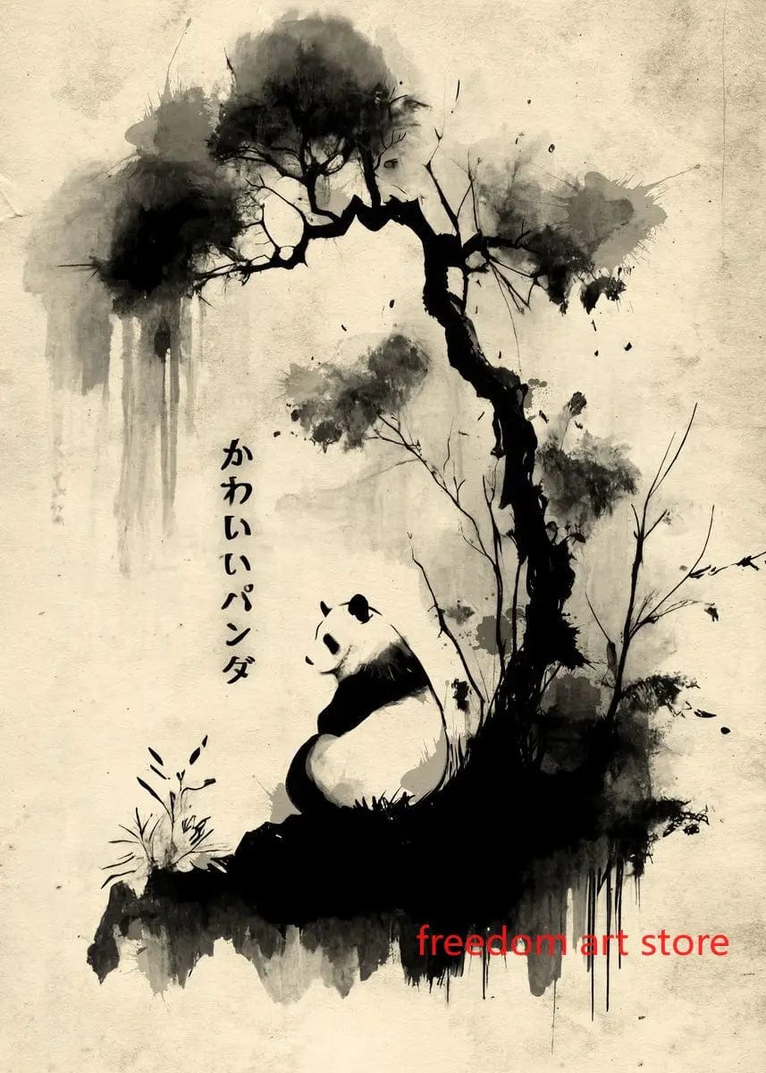 Canvanation 7 / 40X60cm Poster D'art Japonais Geisha Samurai