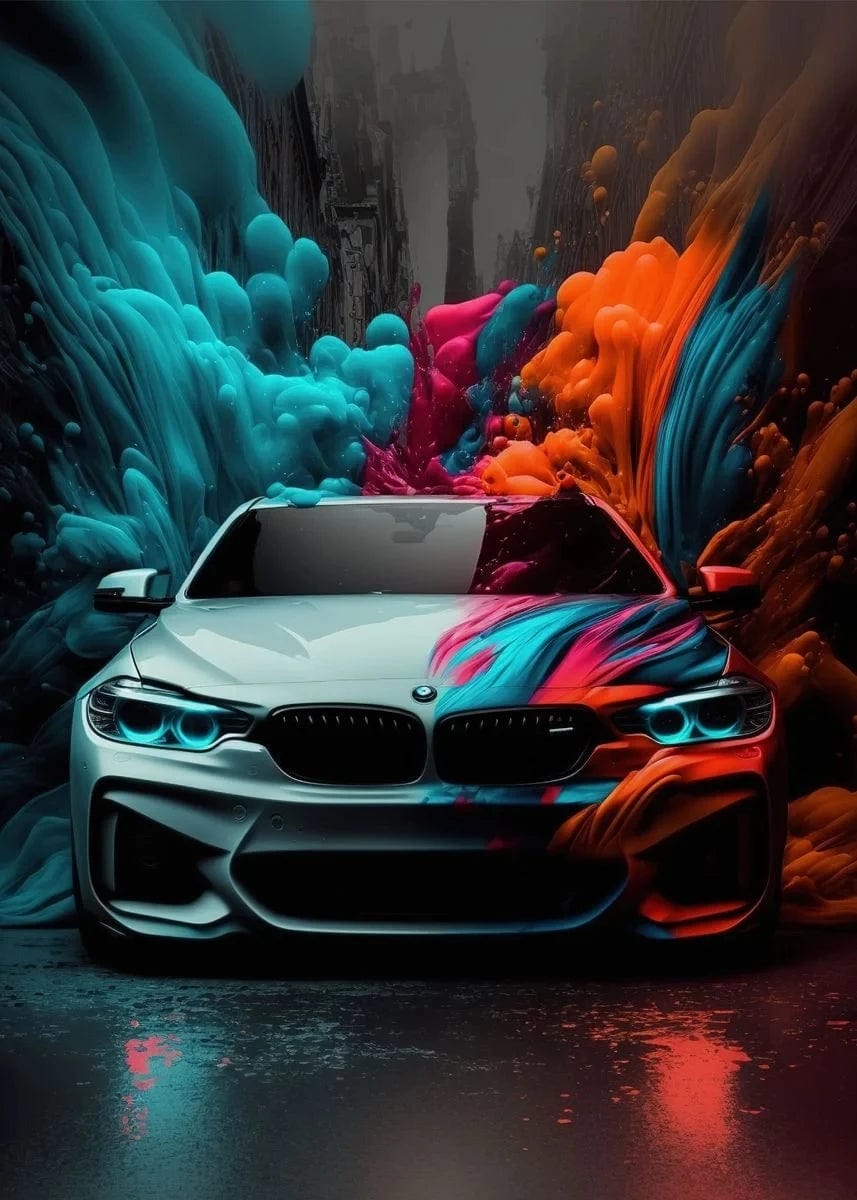 Canvanation TG013-2 / 40X50cm Affiche Voiture Luxe Coloré