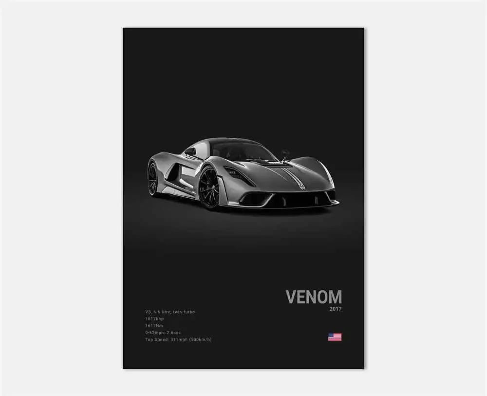 Canvanation 6 / 50x70cm Affiche Voiture De Sport