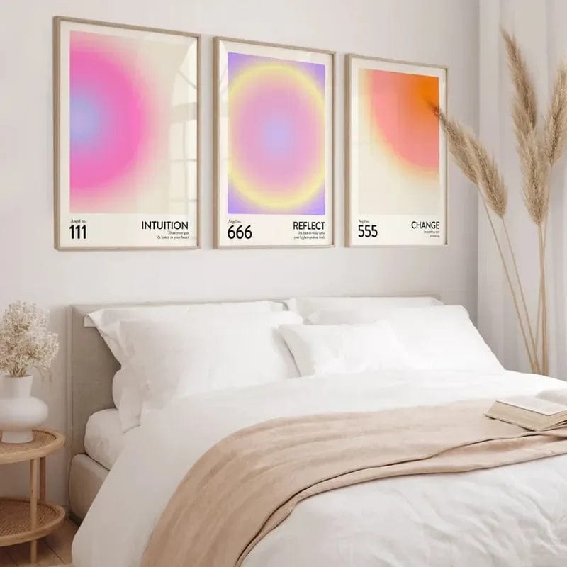 Canvanation Affiche Moderne Minimaliste Affirmation Positif