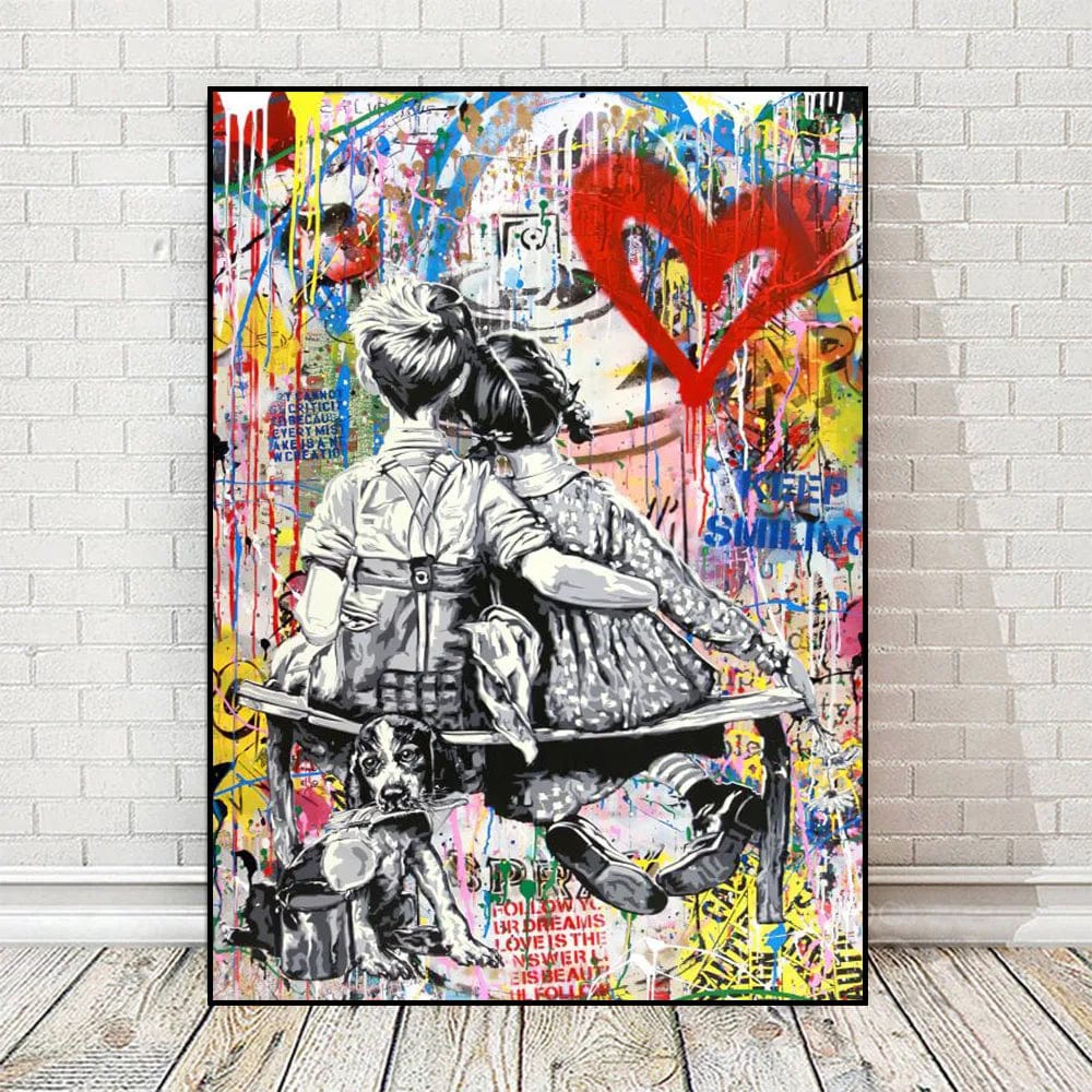 Canvanation Style 3 / 50X70cm Affiche Pop Art Salon Banksy