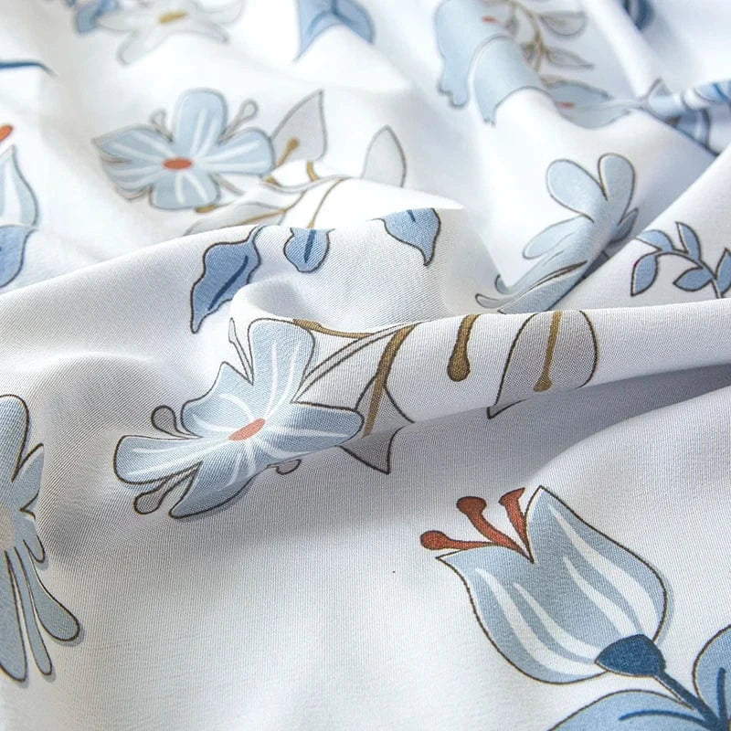 Canvanation Housse De Couette - Nature Imprimé Fleurs