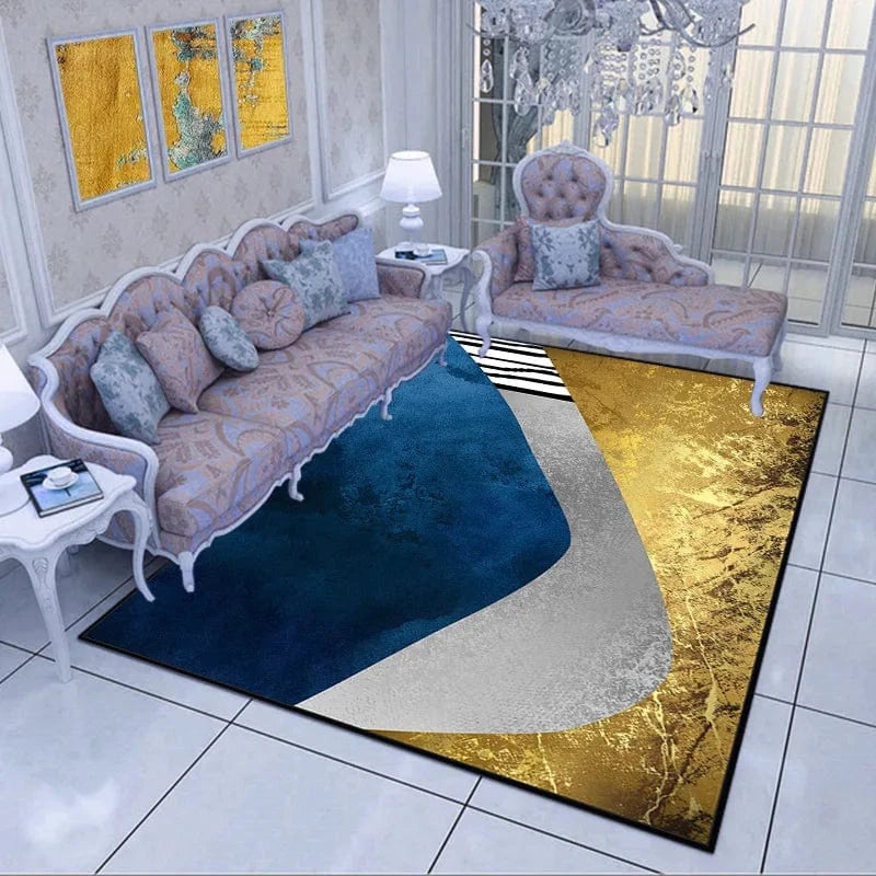 Canvanation BO-01 / 80x160cm Tapis De Salon Abstrait