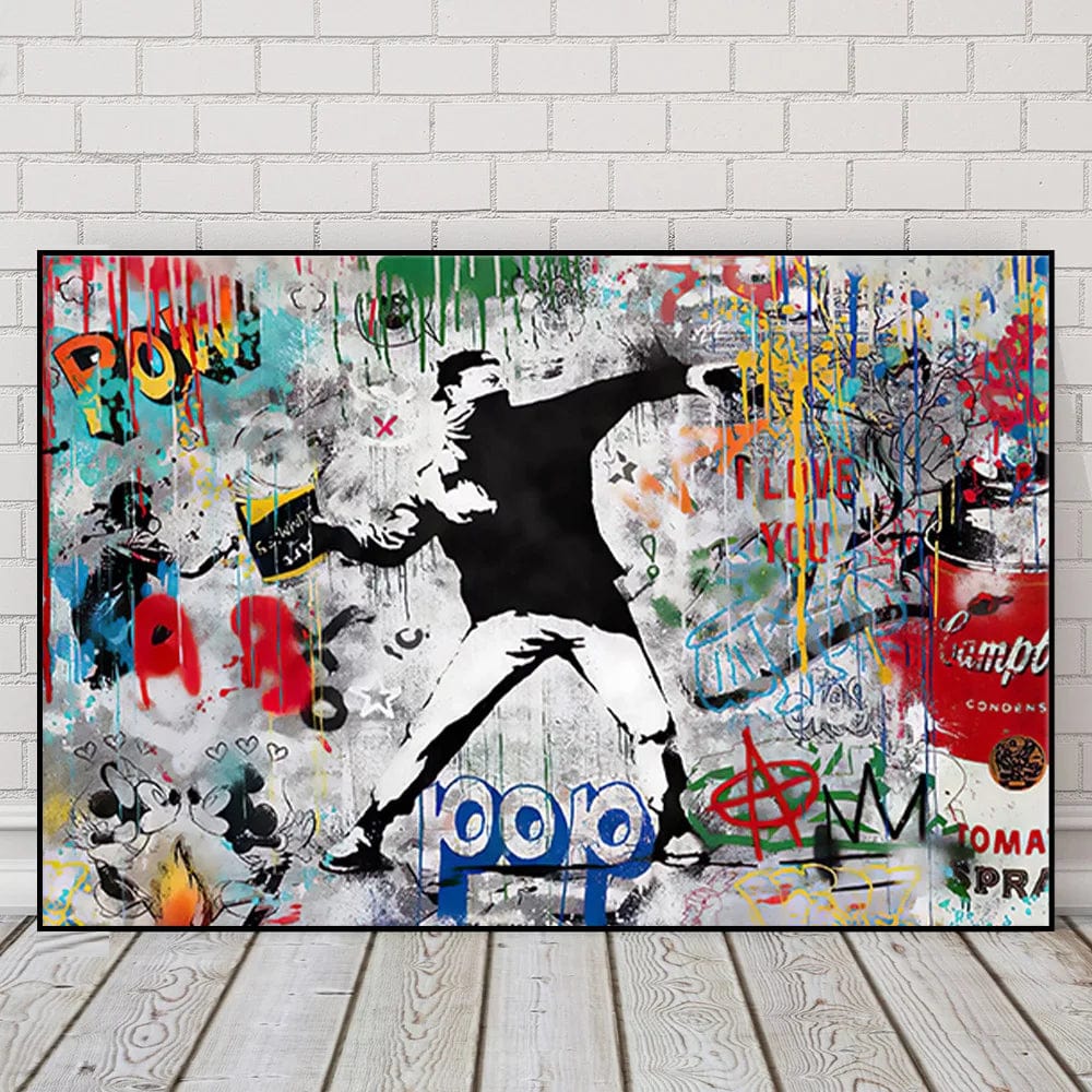 Canvanation Style 14 / 50X70cm Affiche Pop Art Salon Banksy
