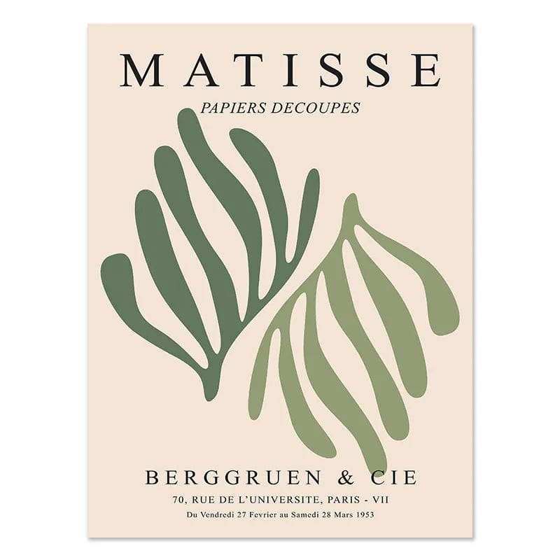 Canvanation Picture 2 / 30X40cm Affiche Matisse Fleurs Vert Vintage