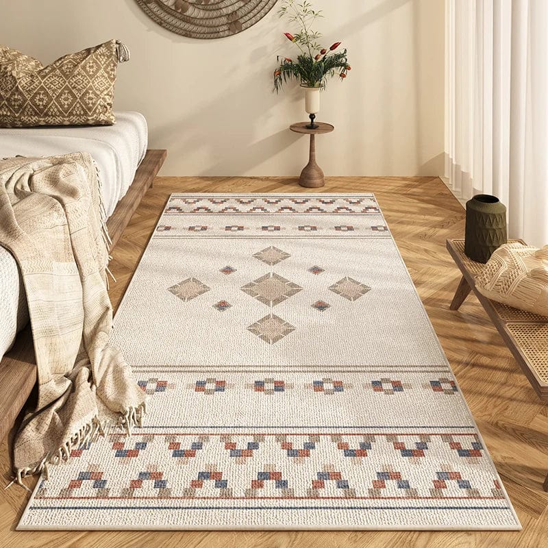 Canvanation 9 / 140x200cm Tapis De Salon Beige Bohemien