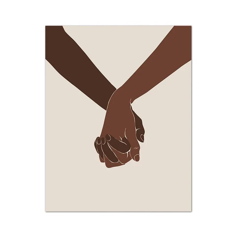 Canvanation 6PC5143 / 40x60 cm Affiche Minimaliste Femme Africaine