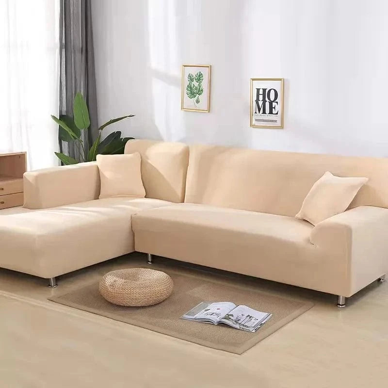 Canvanation Beige / 1-Places 90-140cm Housse de canapé d'angle