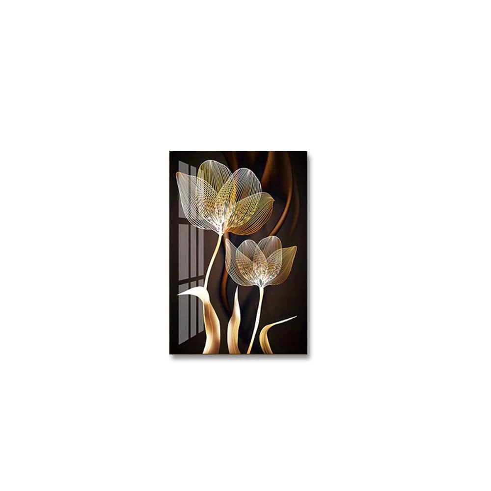 Canvanation C / 21x30cm Affiche 3PCS Noir Et Doré