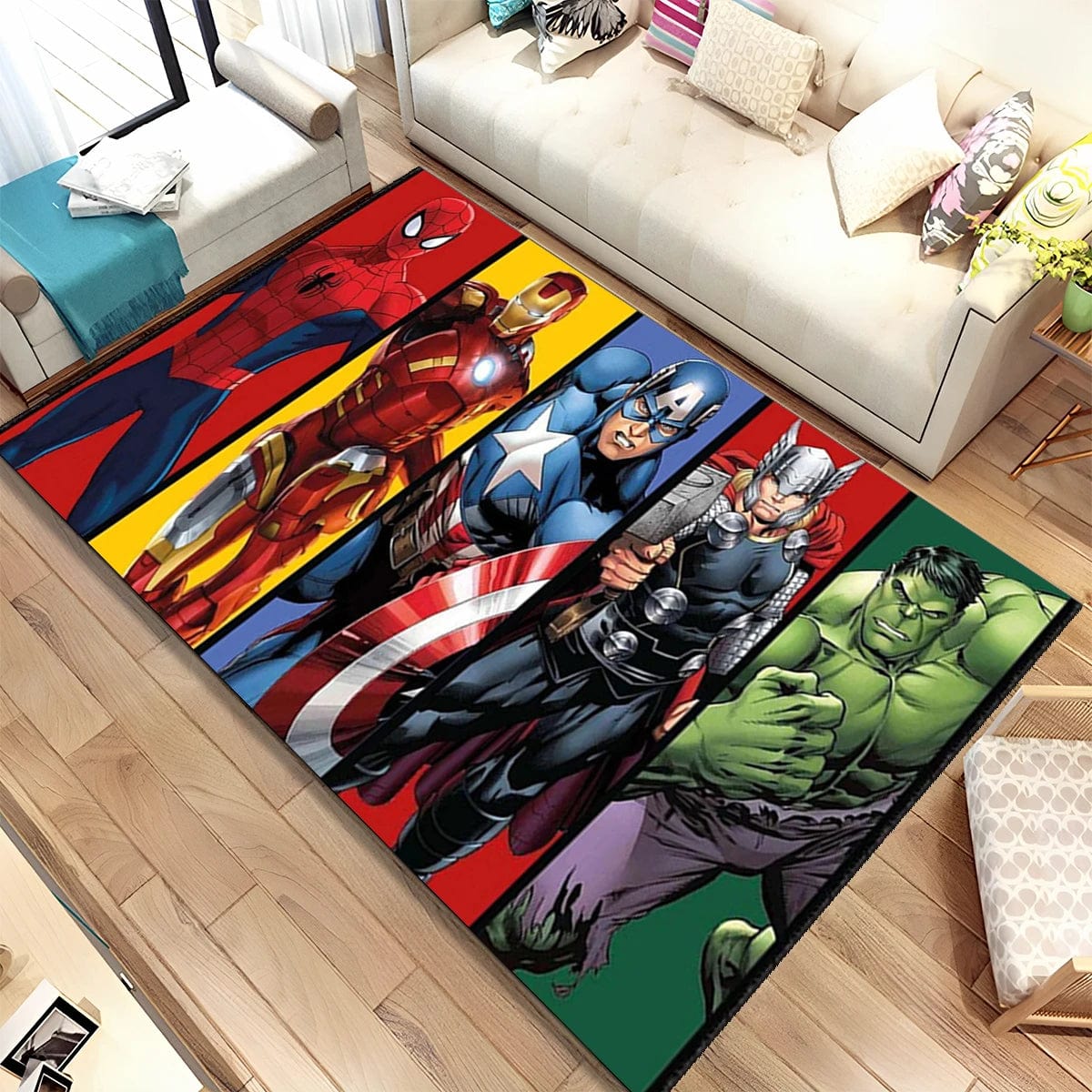 Canvanation 18 / 100x120cm(39x47in) Tapis Chambre Spider Man Marvel HD