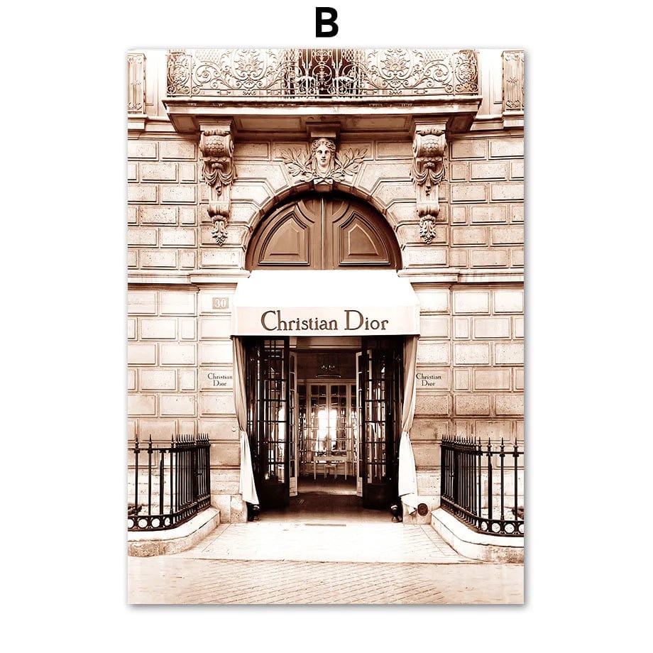 Canvanation B / 50X70 cm Affiche Marque De Luxe Dior