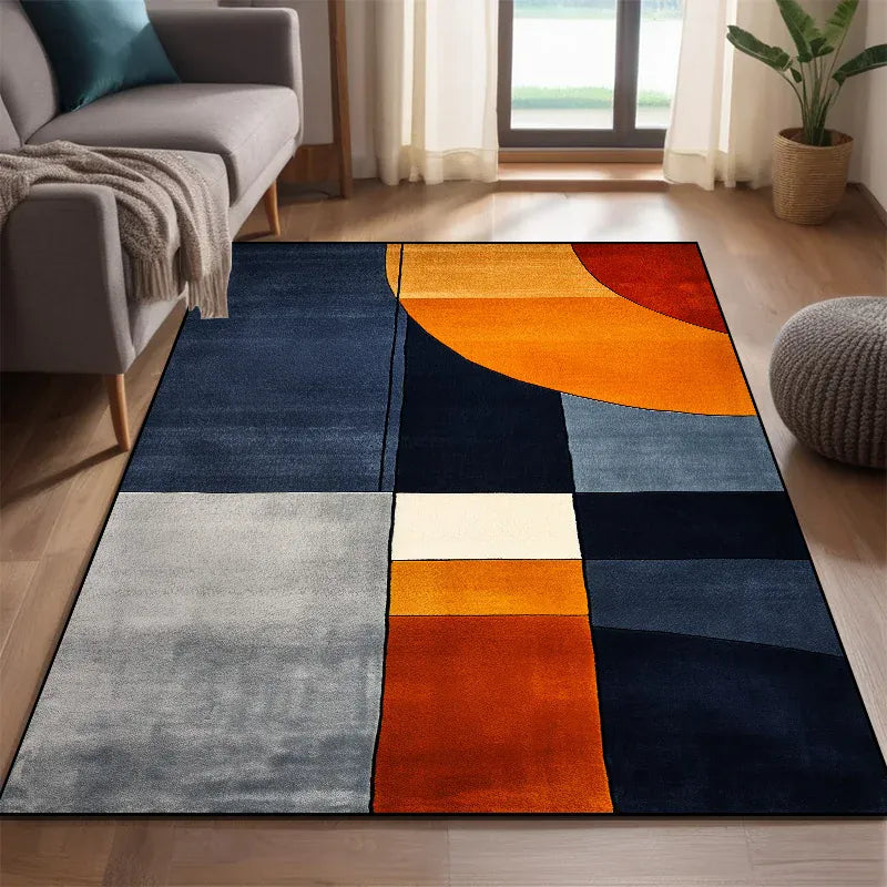 Canvanation XD19-flannel4 / 140x200cm 55x78.7in Tapis De Salon - Moderne Motif Géométrique Wilton