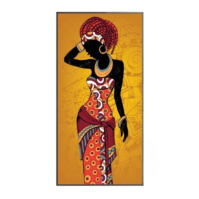 Canvanation H31-13 / 50x100cm Affiche Femme Africaine