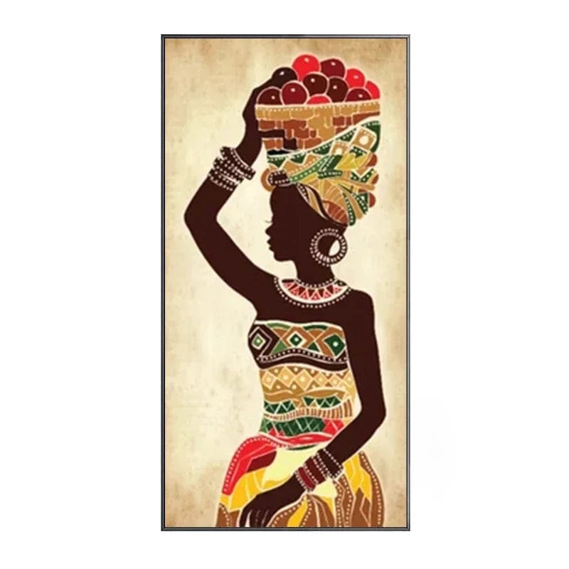 Canvanation H31-3 / 30x60cm Affiche Femme Africaine