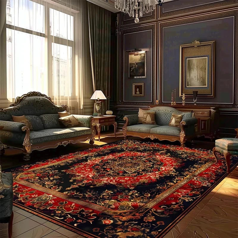 Canvanation BS034-Flannel-1 / 180x280cm 71x110in Tapis Berbère rectangulaire – Flanelle douce & antidérapante