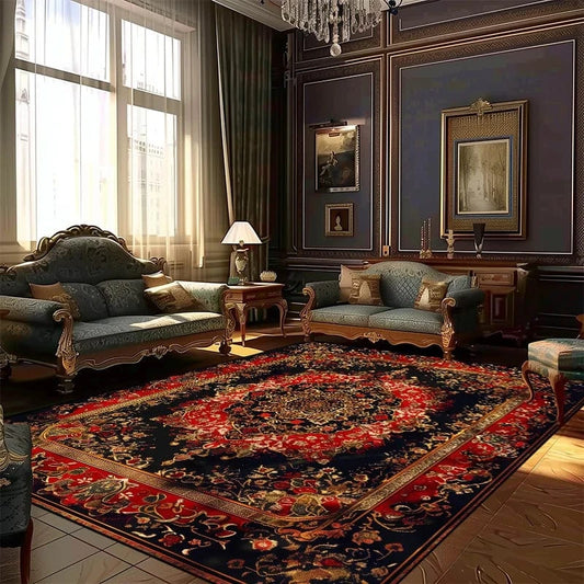 Canvanation BS034-Flannel-1 / 180x280cm 71x110in Tapis Berbère rectangulaire – Flanelle douce & antidérapante