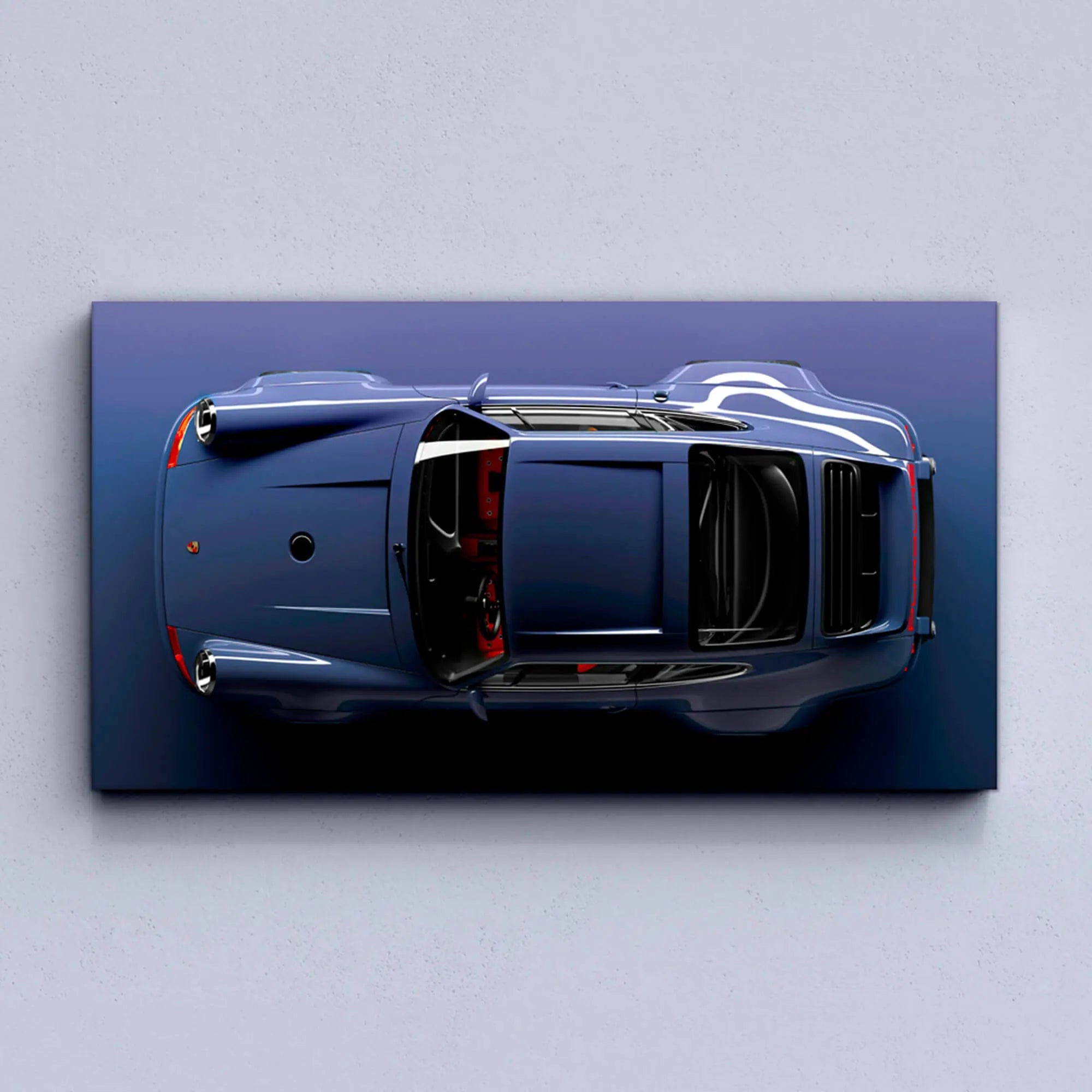 Canvanation BS6 / 100x200cm Affiche Voiture Porsche Accroché Au Mur