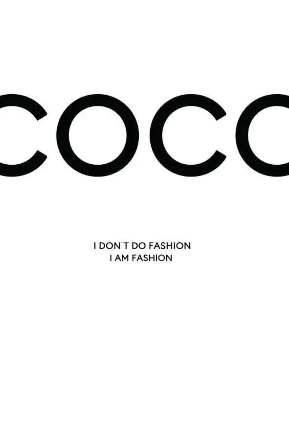 Canvanation PF3551 / 50x70cm Affiche Marque De Luxe Coco