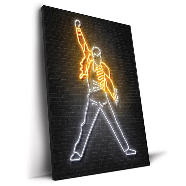Canvanation T / 20x30cm Affiche Abstrait Neon Rap Star
