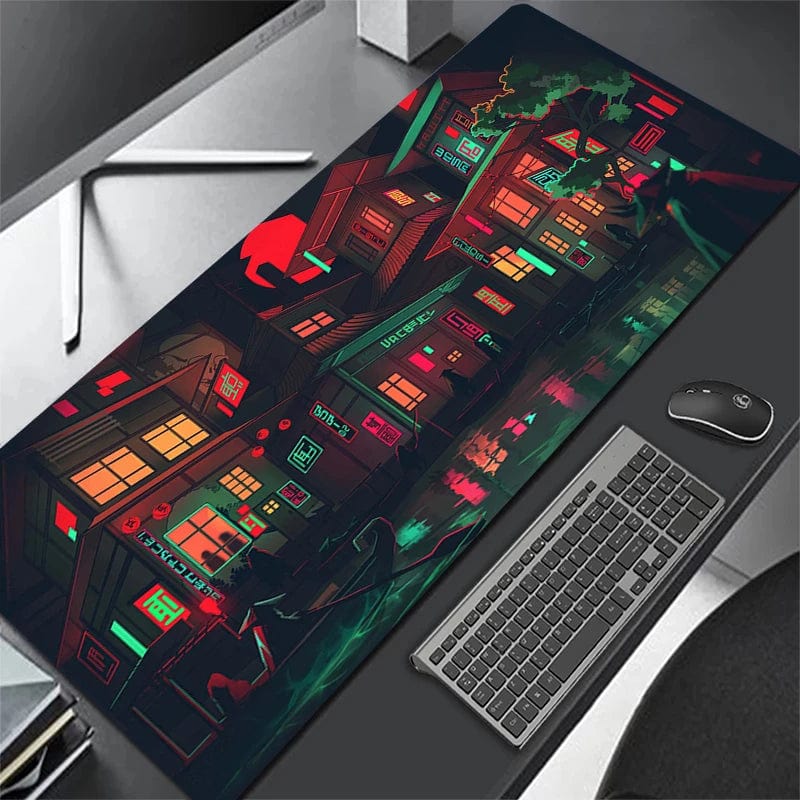 Canvanation EP929845 (10) / 40x90x4 Cm Tapis De Souris - Cyberpunk Gaming Ville Tokyo