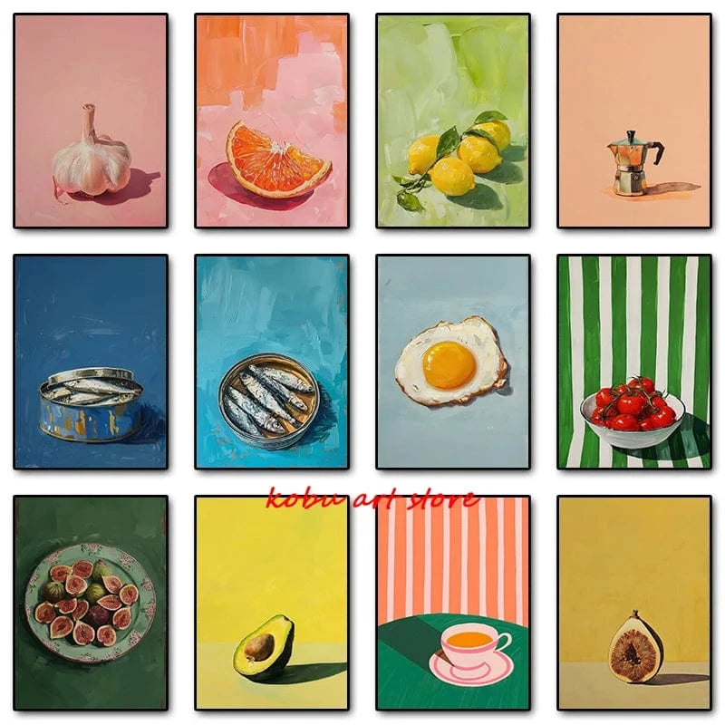 Canvanation Affiche Cuisine Vintage