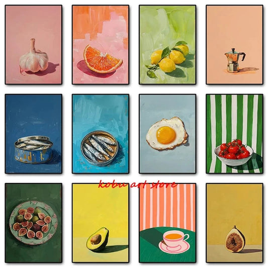 Canvanation Affiche Cuisine Vintage